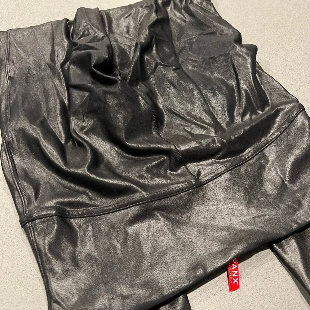 Spanx -faux leather  Black Leggings
